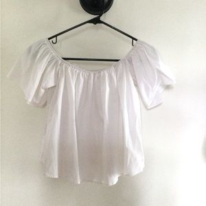 White bohemian top